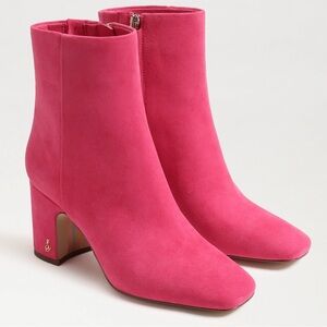 Sam Edelman Fawn Ankle Boot Dahlia Pink